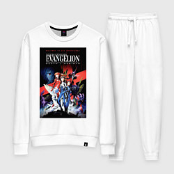 Костюм хлопковый женский Рей Аянами Аска Лэнгли Сорью, цвет: белый