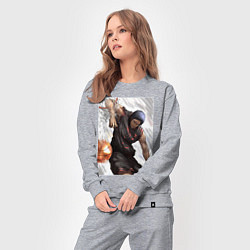 Костюм хлопковый женский Баскетбол Куроко Дайки Аоминэ, цвет: меланж — фото 2