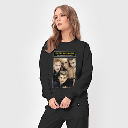 Костюм хлопковый женский Depeche Mode - Singles, цвет: черный — фото 2