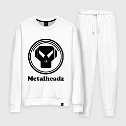 Костюм хлопковый женский Metalheadz, цвет: белый