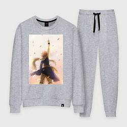 Костюм хлопковый женский Хвост Феи Нацу Драгнил, цвет: меланж