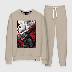 Костюм хлопковый женский Griffith and Gats, цвет: миндальный