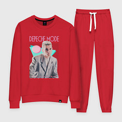 Костюм хлопковый женский Depeche Mode 80s Dave, цвет: красный