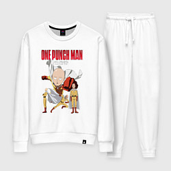 Костюм хлопковый женский Ванпанч, цвет: белый