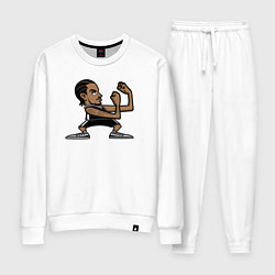 Костюм хлопковый женский Кавай Леонард, цвет: белый