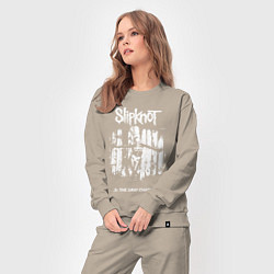 Костюм хлопковый женский Slipknot - skeleton girl, цвет: миндальный — фото 2