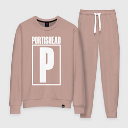 Костюм хлопковый женский Portishead, цвет: пыльно-розовый