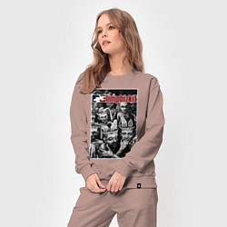 Костюм хлопковый женский Limp Bizkit - new old songs, цвет: пыльно-розовый — фото 2