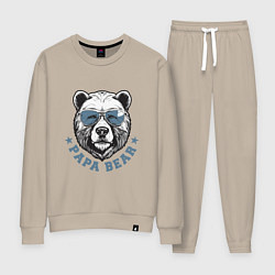 Женский костюм Папа медведь в очках