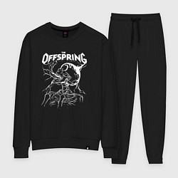 Костюм хлопковый женский The offspring - Supercharged, цвет: черный