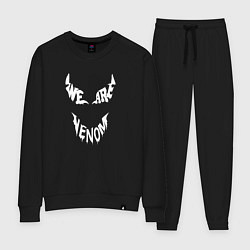 Костюм хлопковый женский We are Venom, цвет: черный