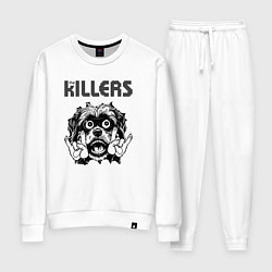 Костюм хлопковый женский The Killers - rock dog, цвет: белый