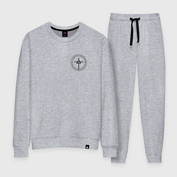 Костюм хлопковый женский 30 Seconds to Mars: logo, цвет: меланж