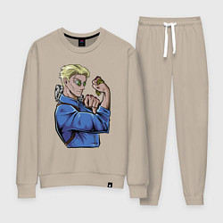 Костюм хлопковый женский Магическая битва Нанами Кенто битва, цвет: миндальный