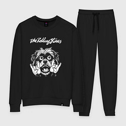 Костюм хлопковый женский Rolling Stones rock dog, цвет: черный