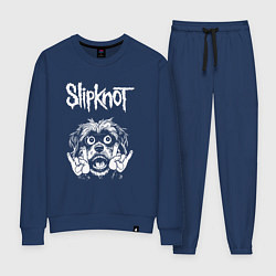 Костюм хлопковый женский Slipknot rock dog, цвет: тёмно-синий