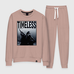 Костюм хлопковый женский Timeless, цвет: пыльно-розовый