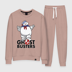 Костюм хлопковый женский Ghostbusters - stay puft, цвет: пыльно-розовый
