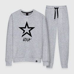 Костюм хлопковый женский Dina - star, цвет: меланж