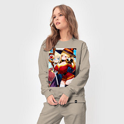 Костюм хлопковый женский Марин Китагава косплей Мегумин, цвет: миндальный — фото 2