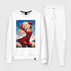 Костюм хлопковый женский Марин Китагава косплей 002 Darling in the Franxx, цвет: белый