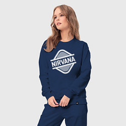 Костюм хлопковый женский Nirvana rock, цвет: тёмно-синий — фото 2