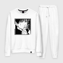 Костюм хлопковый женский Мегуми фусигуро, цвет: белый