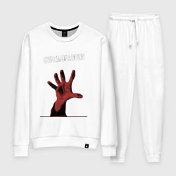 Костюм хлопковый женский System of a Down toxicity, цвет: белый