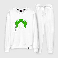 Костюм хлопковый женский Cortex зелёный aneurism iv, цвет: белый