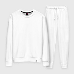 Костюм хлопковый женский 80 лет победе, цвет: белый