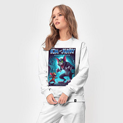 Костюм хлопковый женский Tom and Jerry - Halloween fantasy, цвет: белый — фото 2