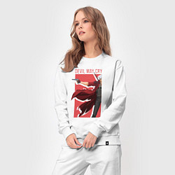 Костюм хлопковый женский Anime Devil May Cry Данте, цвет: белый — фото 2