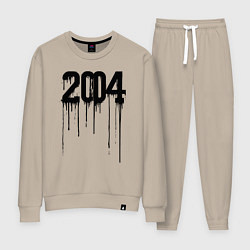 Костюм хлопковый женский Капающий 2004, цвет: миндальный