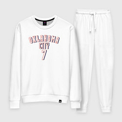 Костюм хлопковый женский Oklahoma City 7, цвет: белый