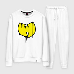 Костюм хлопковый женский Wu-Tang style, цвет: белый