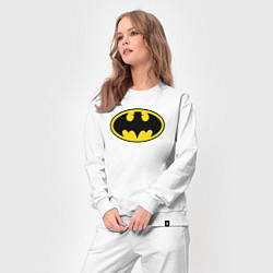 Костюм хлопковый женский Heisenberg Batman, цвет: белый — фото 2