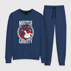 Костюм хлопковый женский Мастер гравитации, цвет: тёмно-синий