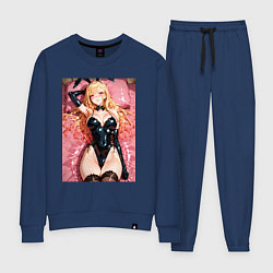 Костюм хлопковый женский Марин Китагава в костюме кролика, цвет: тёмно-синий