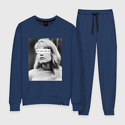Костюм хлопковый женский FWWM, цвет: тёмно-синий
