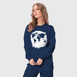 Костюм хлопковый женский Тень Земли, цвет: тёмно-синий — фото 2