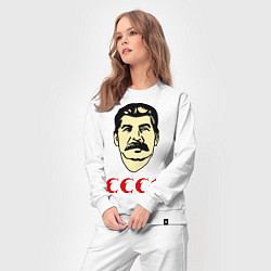 Костюм хлопковый женский Сталин: СССР, цвет: белый — фото 2