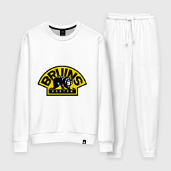 Костюм хлопковый женский HC Boston Bruins Label, цвет: белый