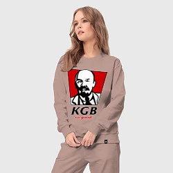 Костюм хлопковый женский KGB: So Good, цвет: пыльно-розовый — фото 2