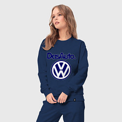 Костюм хлопковый женский Volkswagen Das Auto, цвет: тёмно-синий — фото 2