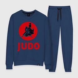 Костюм хлопковый женский Judo, цвет: тёмно-синий