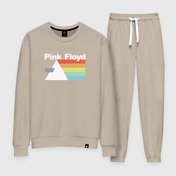 Костюм хлопковый женский Pink Floyd, цвет: миндальный