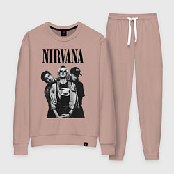Костюм хлопковый женский Nirvana Group, цвет: пыльно-розовый