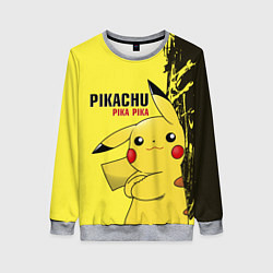 Женский свитшот Pikachu Pika Pika