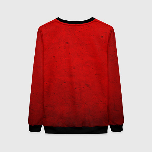 Женский свитшот Флаг СССР: Серп и Молот / 3D-Черный – фото 2