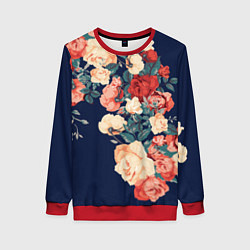Женский свитшот Fashion flowers